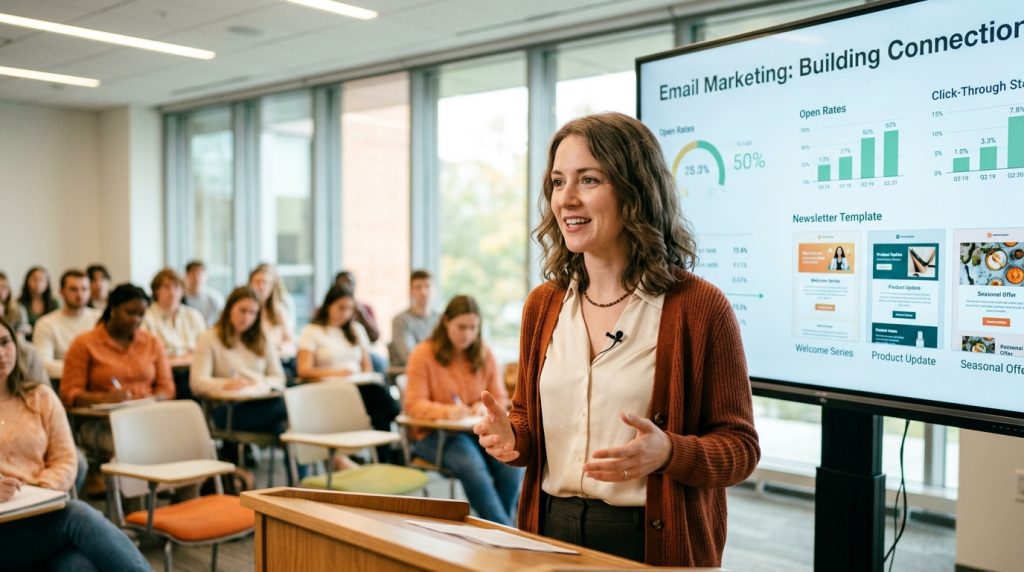 Lesung „…Glück gehabt!“ - E-Mail Marketing Blick