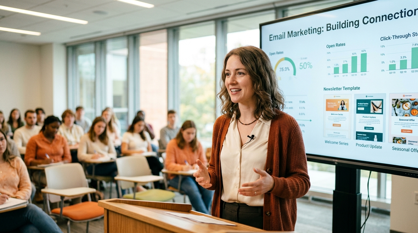 Lesung „…Glück gehabt!“ - E-Mail Marketing Blick