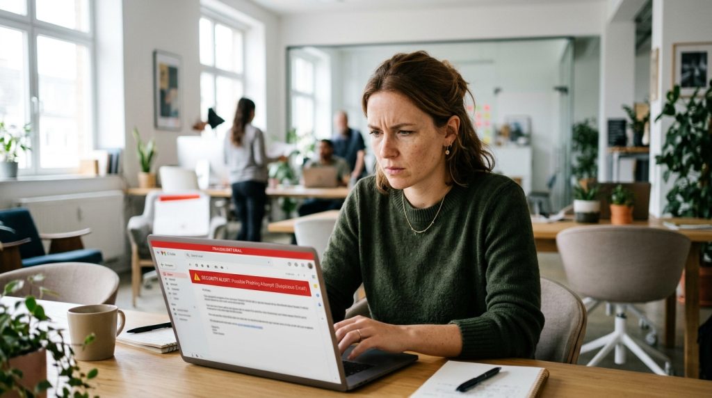 Phishing - Warnung Betrüger fordern