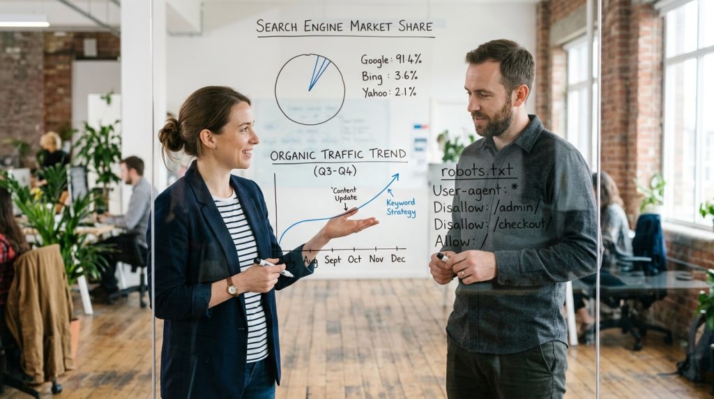 SEO News - Google-Marktanteil Suchvolumen und