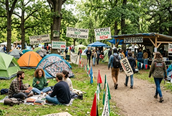 System Change Camp - Klotz-Anlage Tausende Besucher